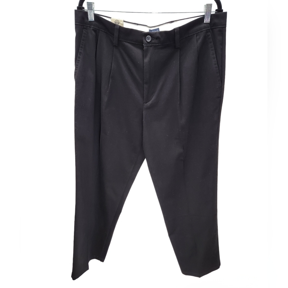 Dockers Easy Khaki Classic Fit Pleated Pants Mens 36 × 32